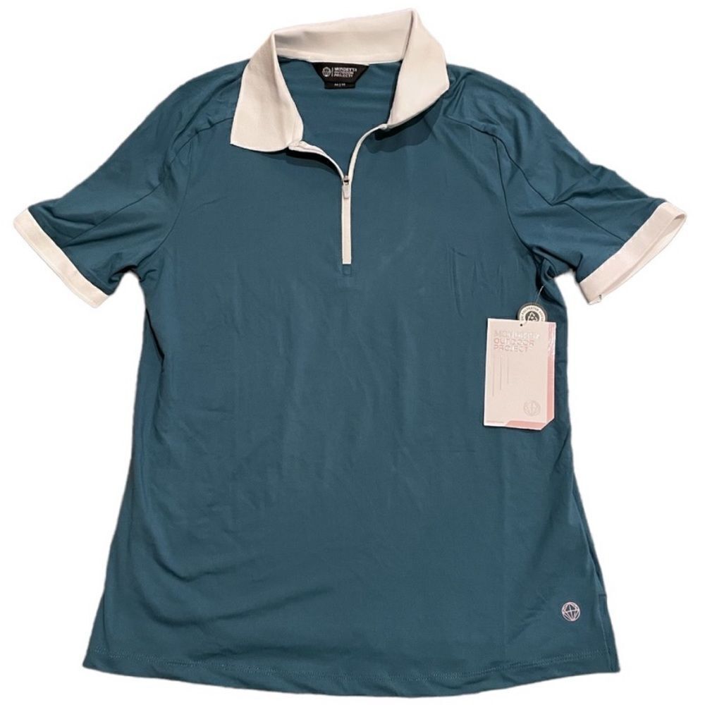 NEW with tags Mondetta Golf Shirt Putt
Dragonfly Size Medium Recycled
Polyester